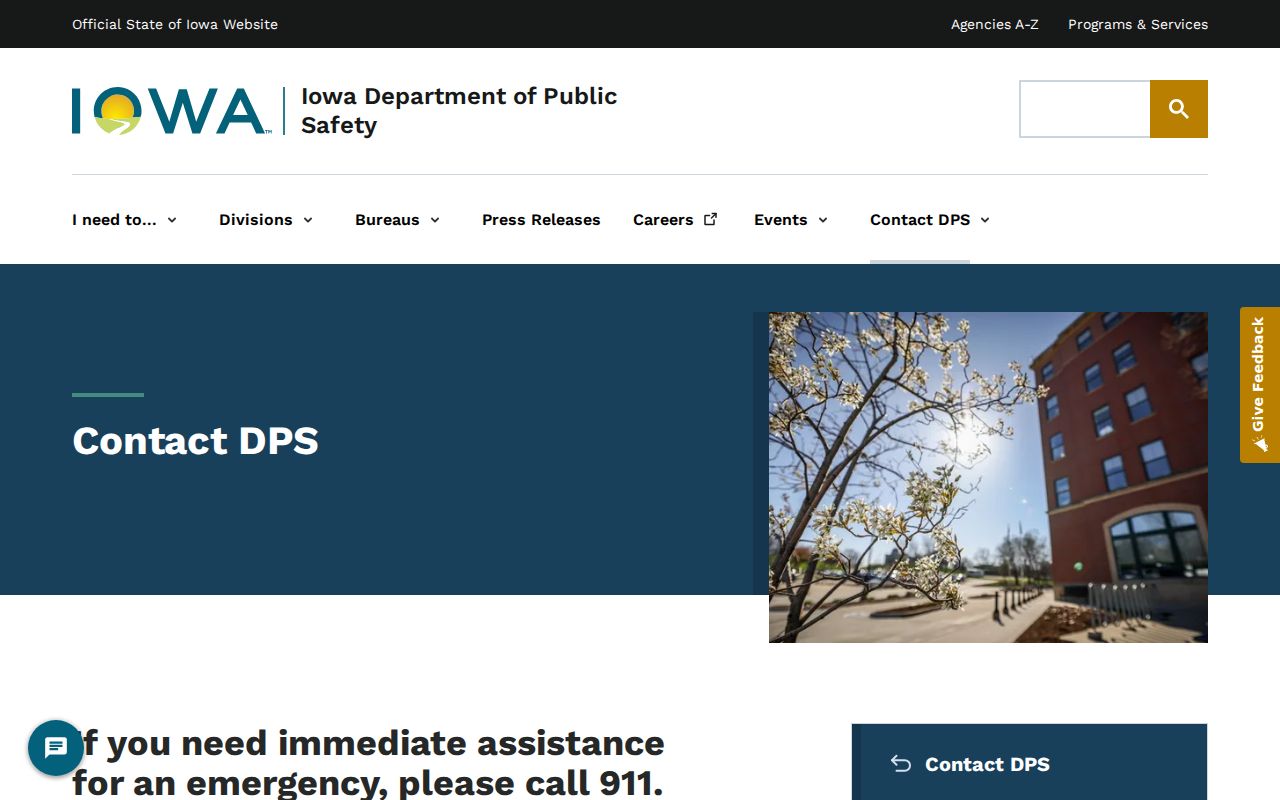 Monona County criminal history Iowa DPS contact directory