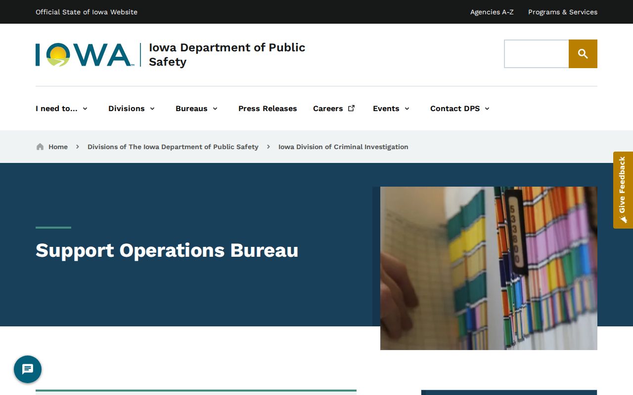 Monona County criminal history Iowa DCI repository information